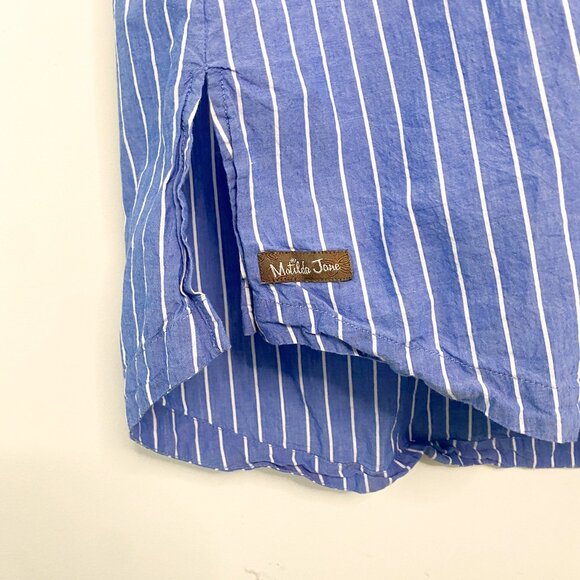 Matilda Jane Stripe Shift Dress Size Small Coastal Stripes Casual Blue White - Picture 4 of 9